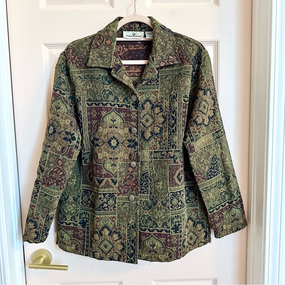 Vintage Erin London tapestry jacket